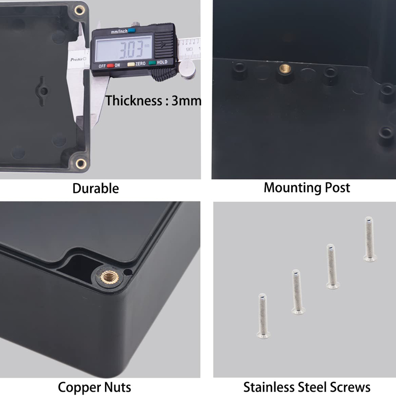 Waterproof Junction Box ABS Pl - Diy Electronics Storage ulasan dan harga